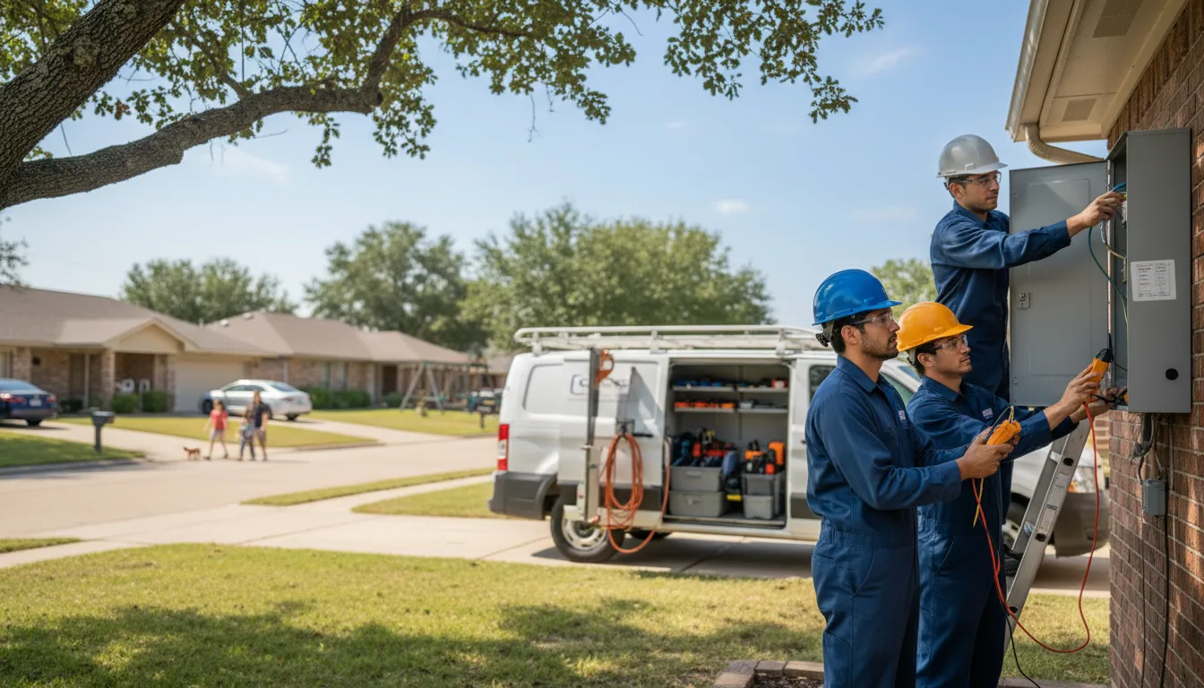 Certified electrician providing emergency electrical services in Kimballton, IA